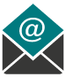 An image of an open envelope with an @ symbol