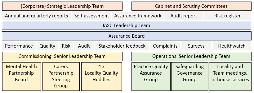 Approach to the governance of assurance in Integrated Adult Social Care in Devon County Council