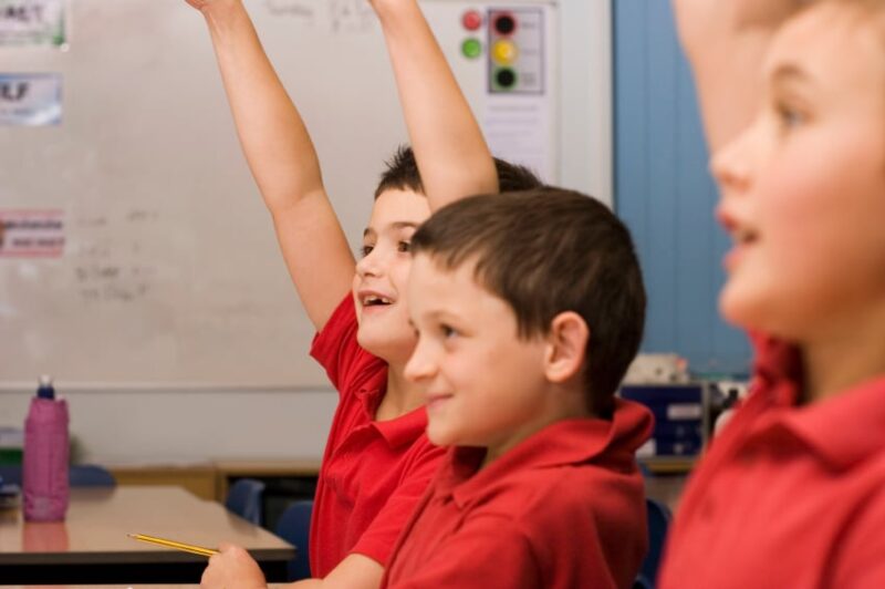 Pupils in school