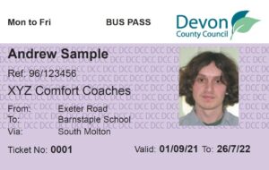 A sample public pass