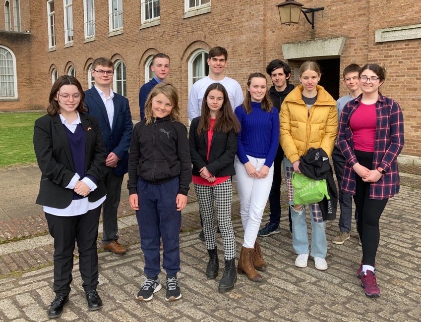 Youth Parliament Team in April 2022