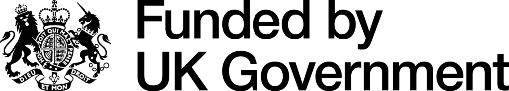UK Government logo: "Funded by UK Government"