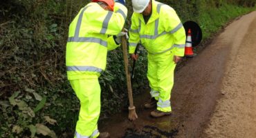 Pothole filling trials