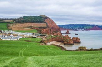 Devon holiday park and coastline