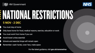 New national restrictions graphic