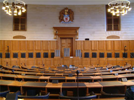 The Council Chamber at County Hall