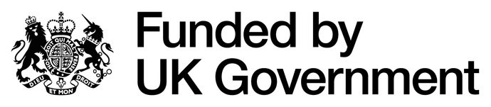 funded by UK government logo