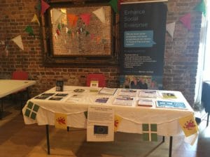 Enhance Social Enterprise stand at Off Grid festival