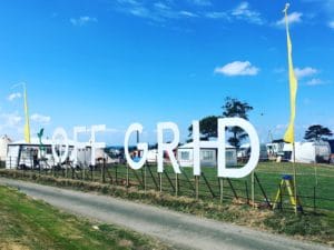 Off Grid Festival Signage