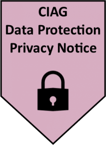 CIAG Data Protection Privacy Notice with padlock image