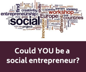 Social Entrepreneur word cloud