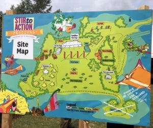 Stir to Action festival site map