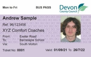 A sample public pass