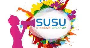 The Stand Up Speak Up logo