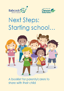 The front cover of the next steps booklet