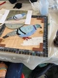 A mosaic created by one of the children