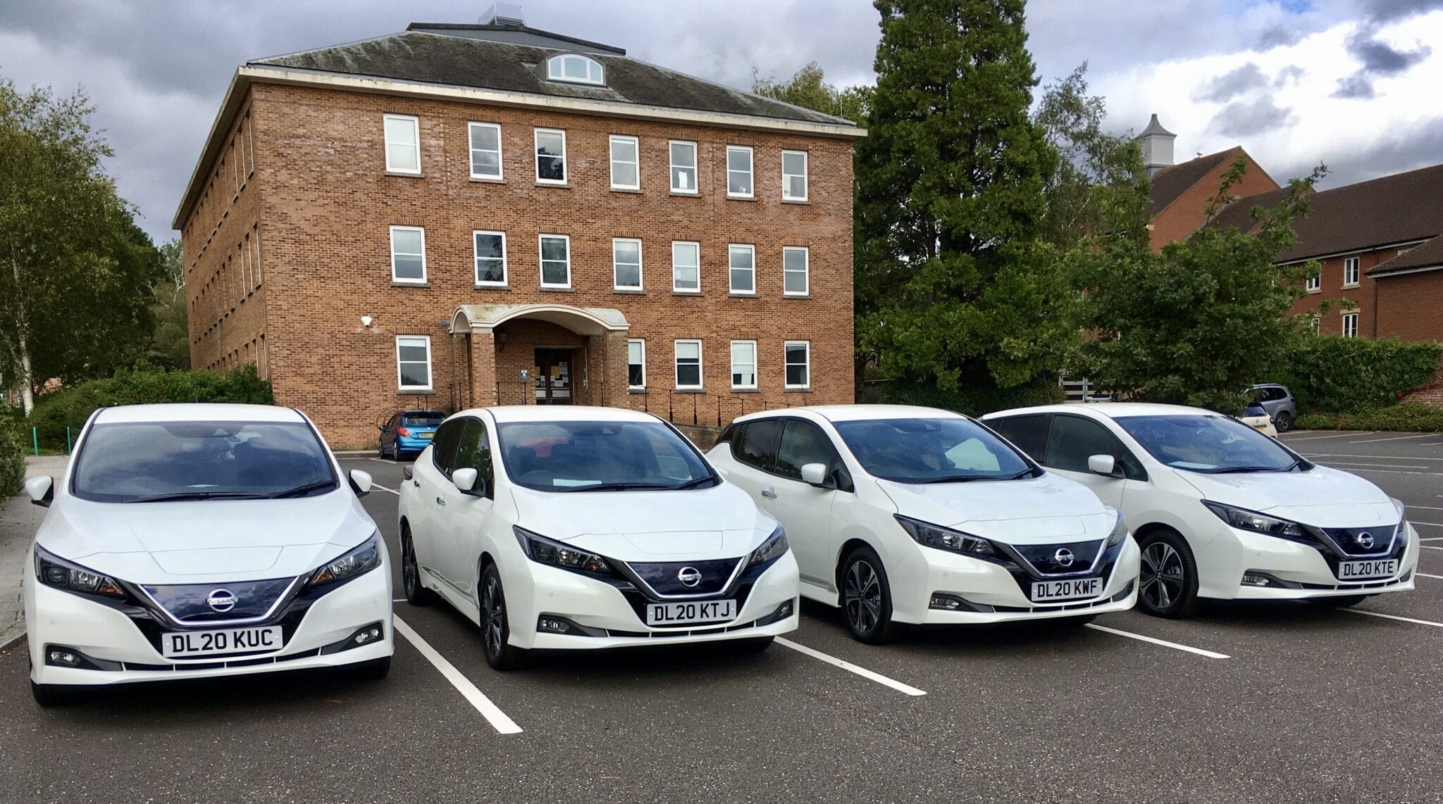 Electric cars at County Hall