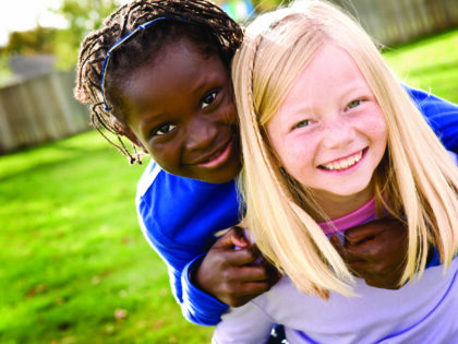 children smiling