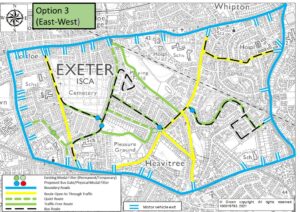 Map showing Option 3 proposals