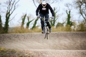 Bethan BMX riding