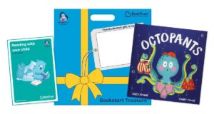 An image of the pack which includes a book titled 'Octopants'