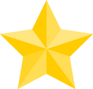 A gold star
