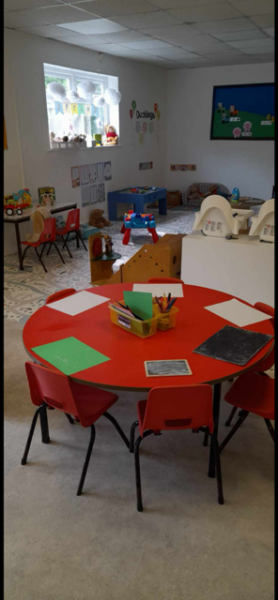 A classroom in EarlyBirds nursery in Fremington