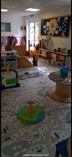A classroom in EarlyBirds nursery in Fremington