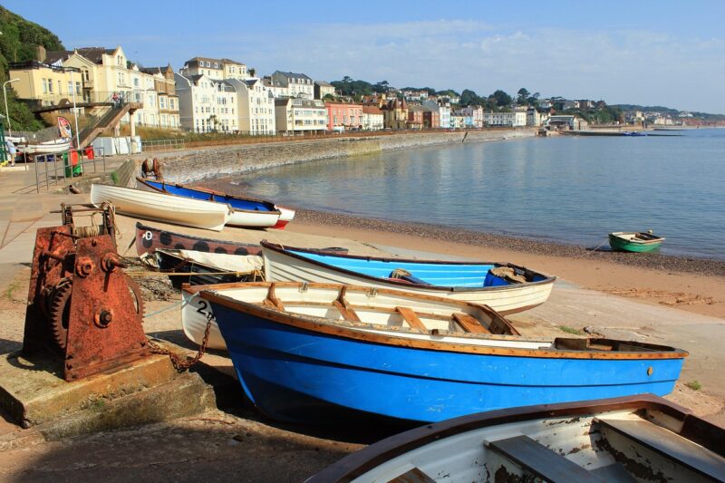 An image of Dawlish beach in Devon