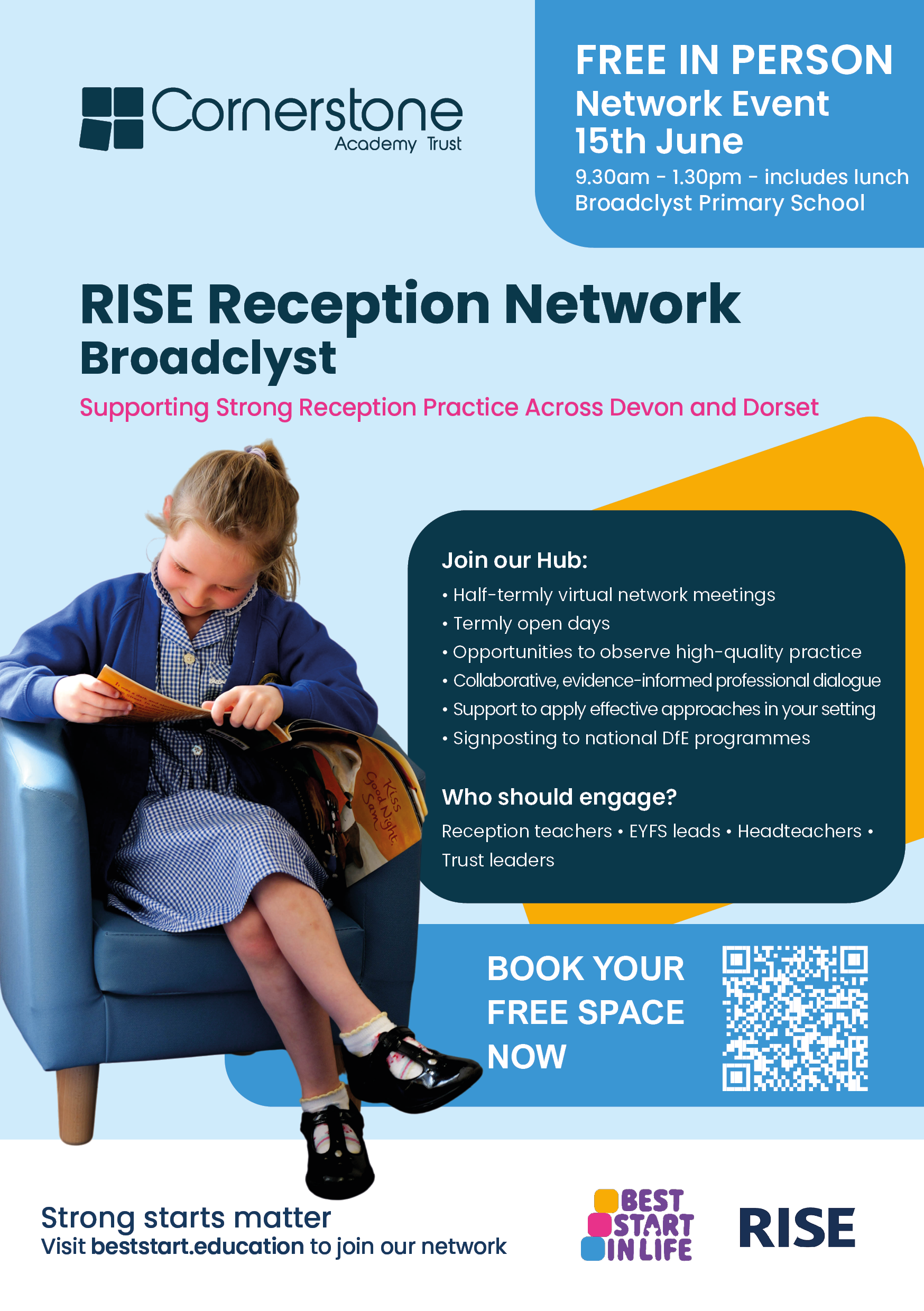Rise reception network poster