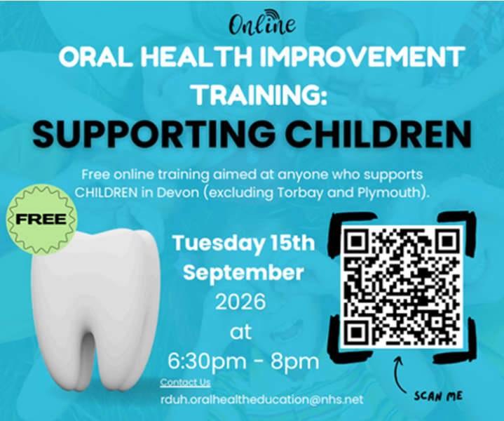 Oral health webinar flyer