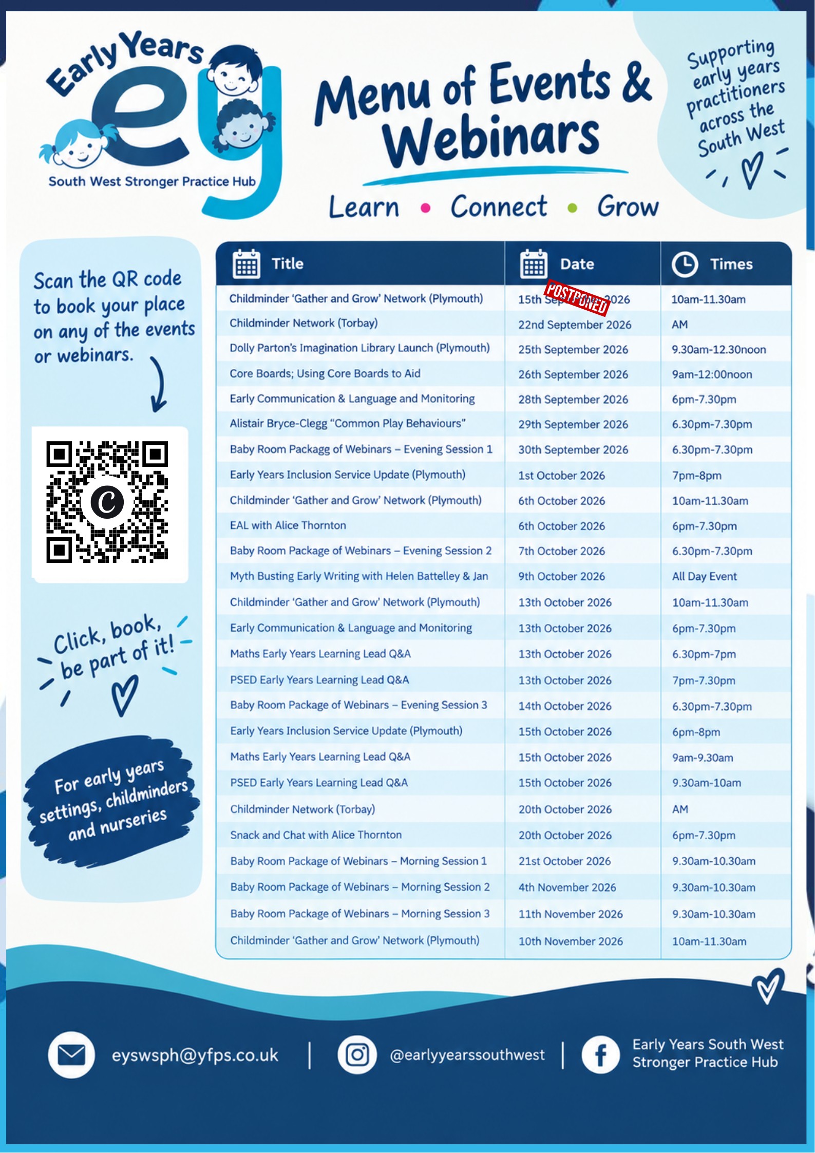 Stronger practice hub events