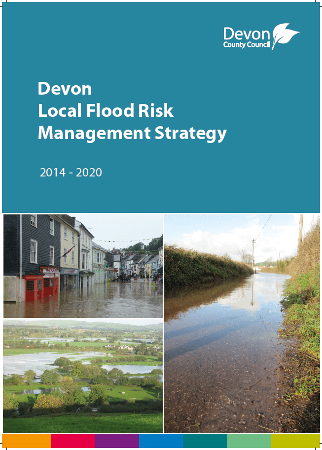 Front cover of the Devon Local Flood Risk Management Strategy