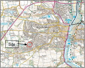 Map showing Location of flood scheme