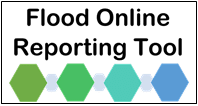 The flood online reporting tool logo