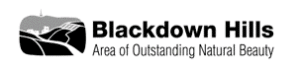 Blackdown Hills Area of Outstanding Natural Beauty Logo