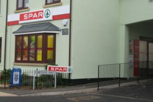 The Spar shop in Sampford Peverell