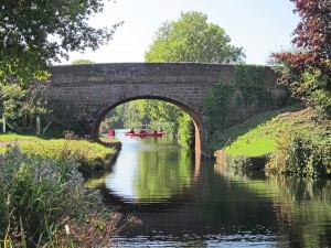 Kayaking on the Grand Western Canal - by Clive Wilton