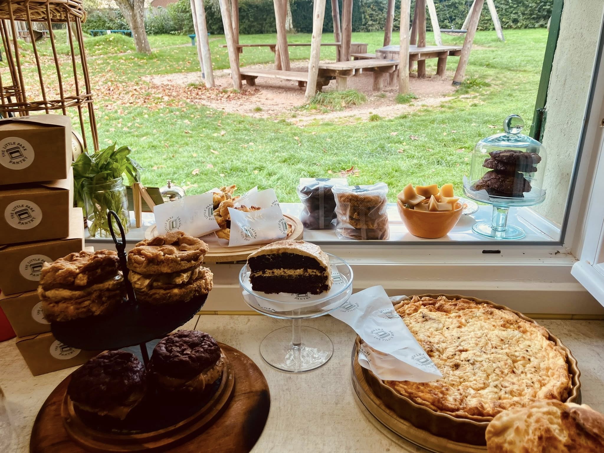 Baked cakes and treats at The Little Park Pantry