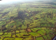 Modern and medieval landscapes on the Blackdown Hills, East Devon. Photo: Reproduced by kind permission of Dr. Sam Turner, University of Newcastle.