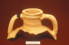 Imported 6th century eastern Mediterranean wine amphora from Bantham Ham, South Devon. Photo: Reproduced by kind permission of Exeter City Council.