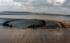 The vanishing wreck on Westward Ho! beach