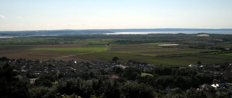 Braunton Great Field from West Hill. Photograph: Stephanie Knight