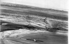 Explosions on Northam Burrows in 1944. RAF/106G/LA/88 FPO/0016 SS4531/21 31-DEC-1944. English Heritage (RAF photography). 