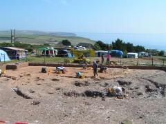 The Iron Age and Romano-British settlement at Mount Folly, Bigbury on Sea (© Bill Horner)