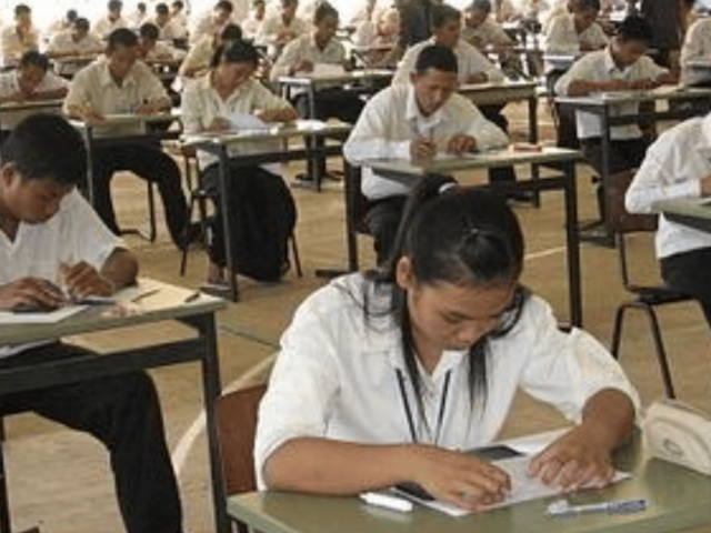 group taking an assessment