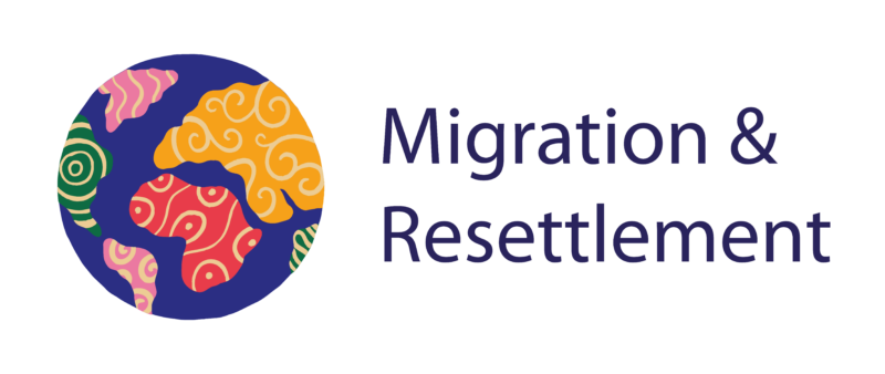 Migration and Resettlement Logo with writing