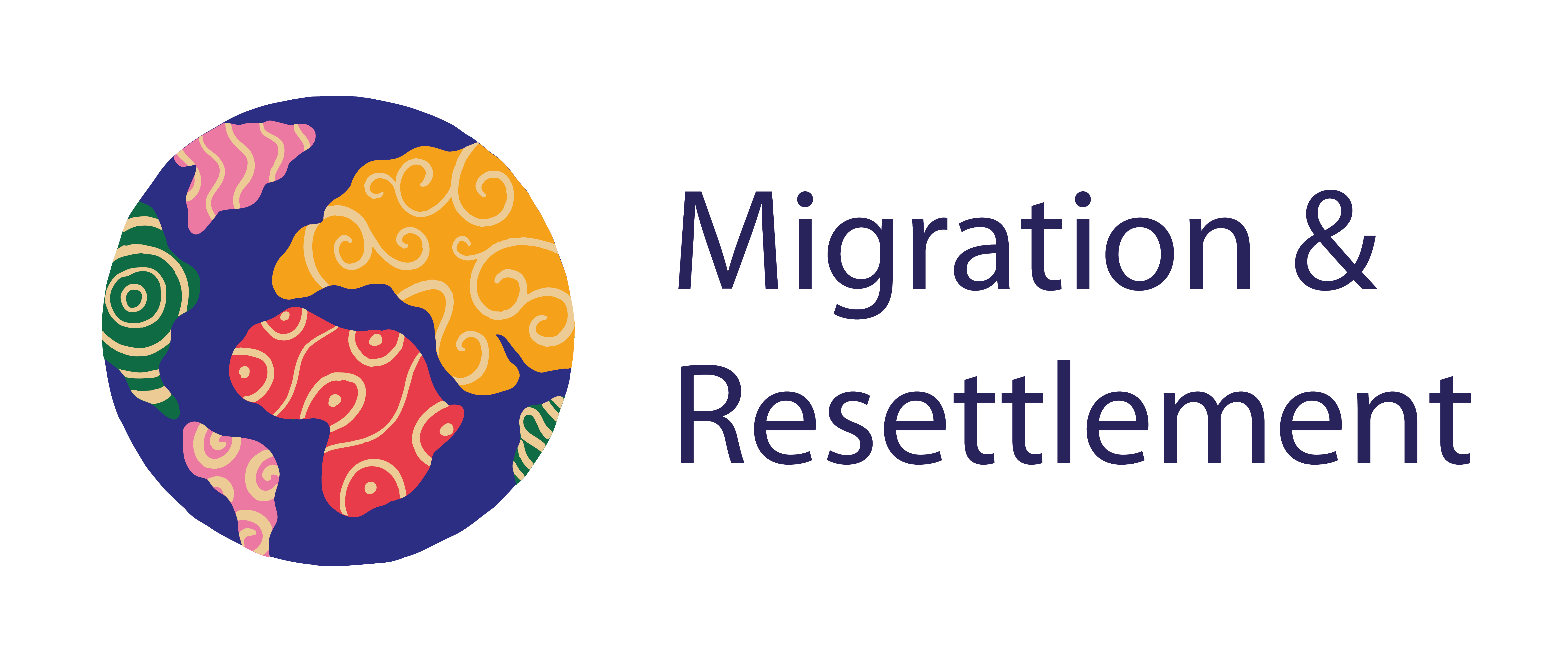 Migration and Resettlement Logo with writing