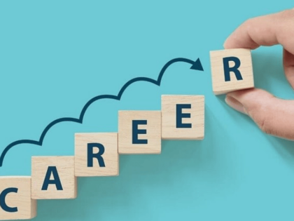 scrabble tiles forming the word "career"