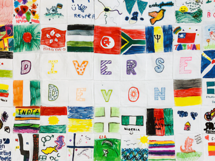 title section of diversity flag